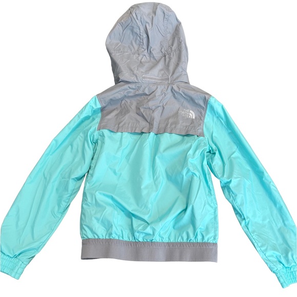 The North Face Turquoise and Gray Jacket - Picture 3 of 5